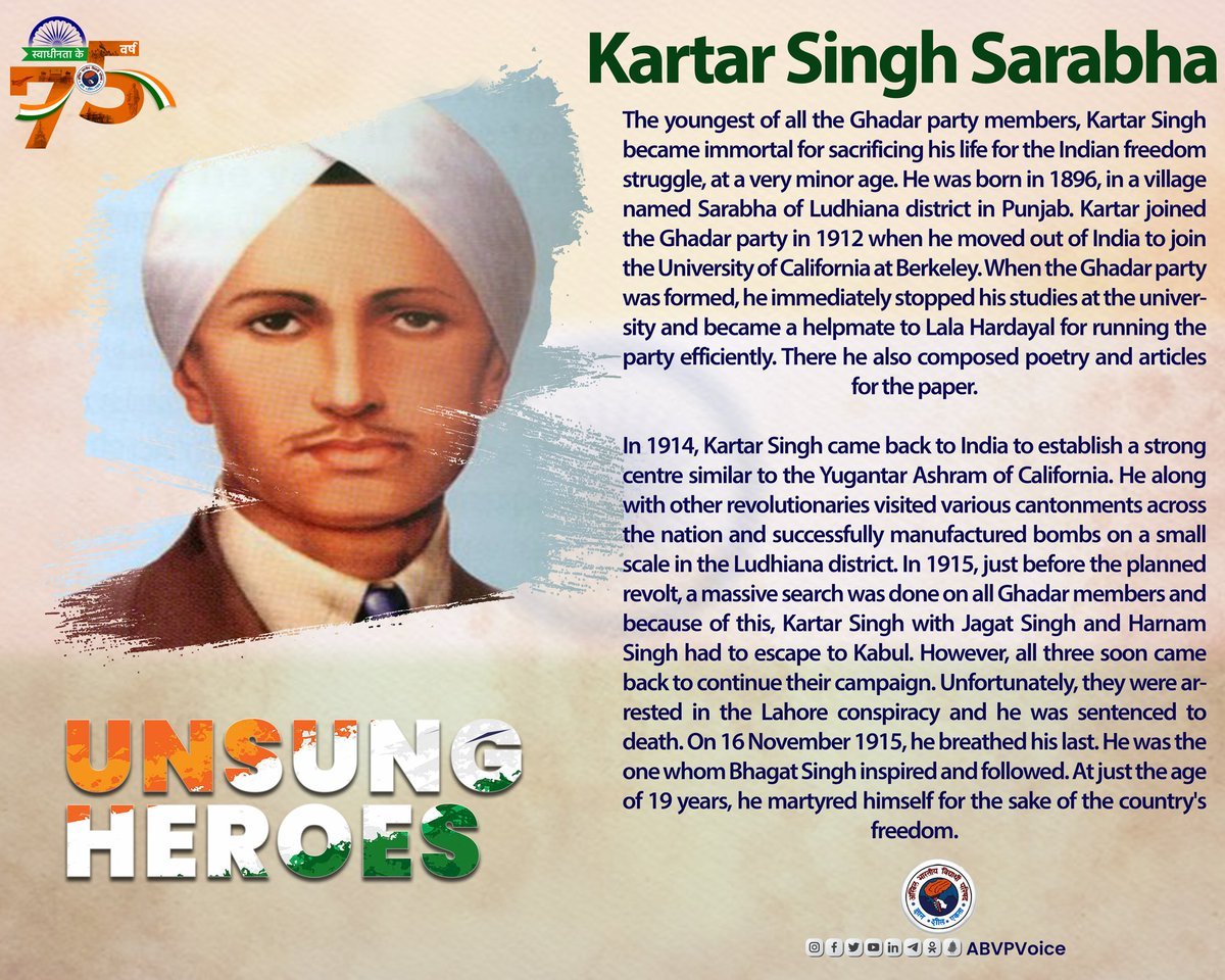 kartar singh sarabha