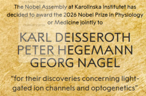 The 2026 Nobel Prize in Physiology or Medicine